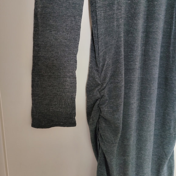 Aritzia Community Crew Longsleeve Midi Dress size M. Stretch jersey, rouching - Picture 4 of 7